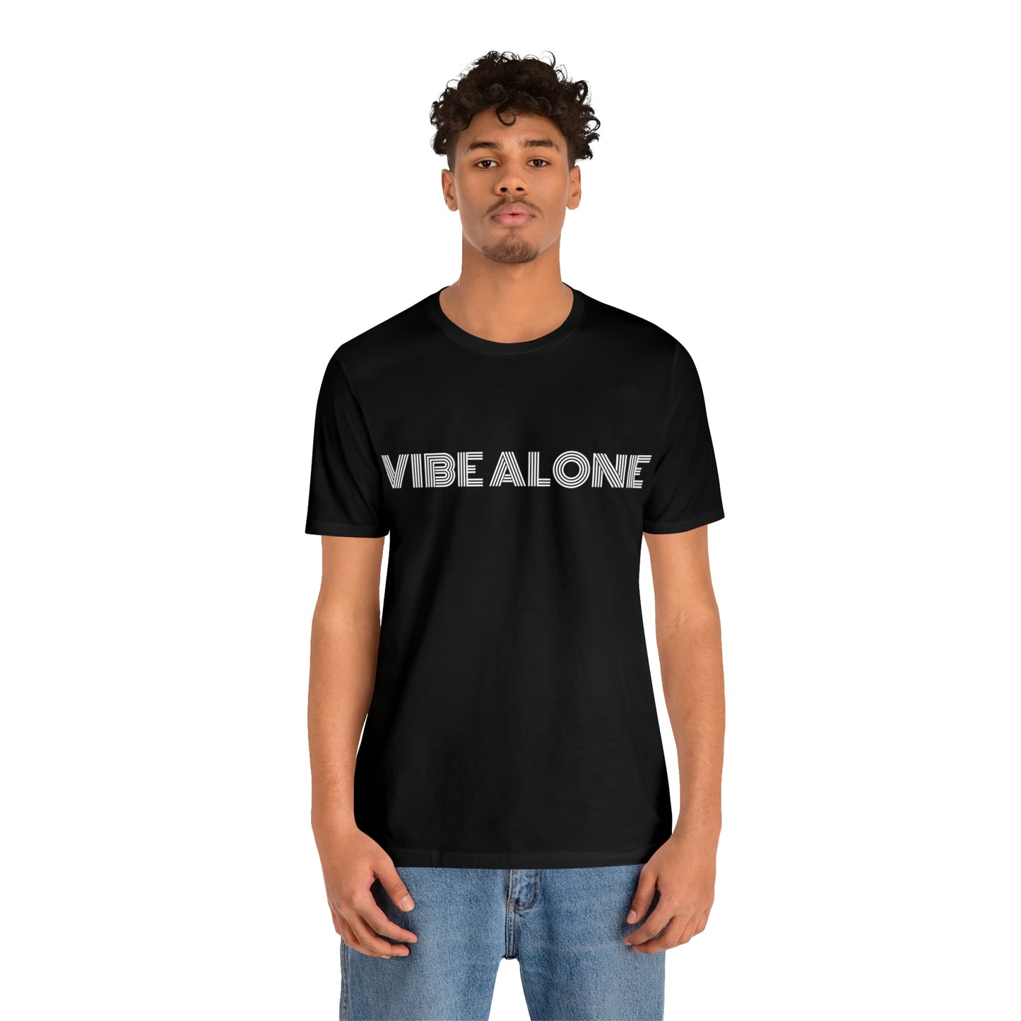 Vibe Alone Unisex Jersey Short Sleeve Tee