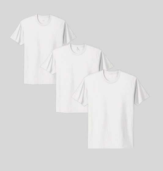 White Tee 3 Pack